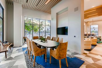 Co-working lounge with complimentary wi-fi